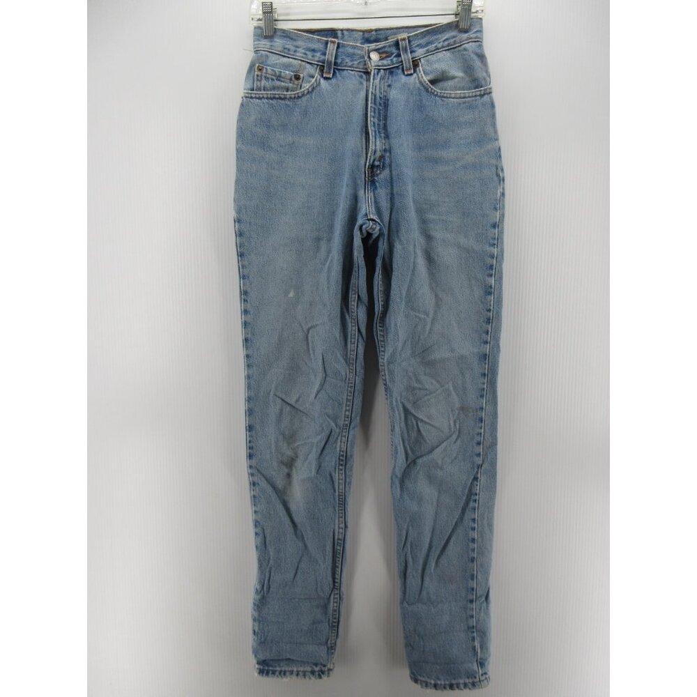 VINTAGE Levis 512 Jeans 7 Slim Fit Tapered Red Tab Y2K Denim USA *